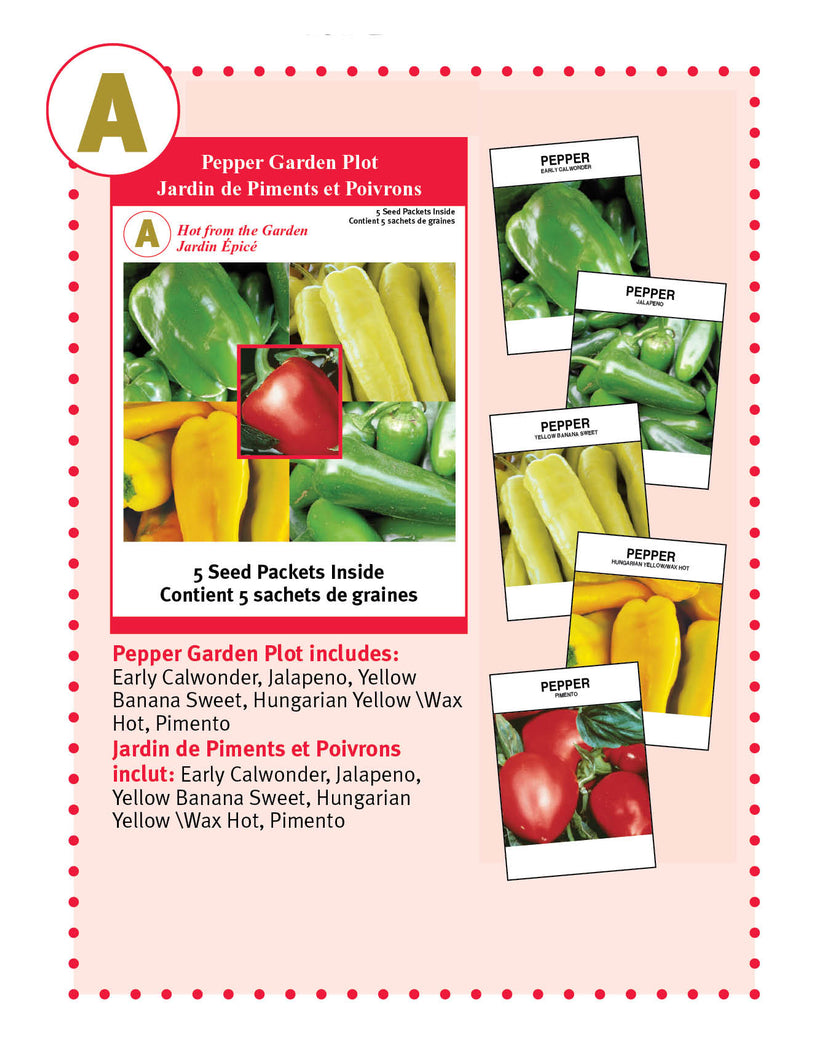 A: Pepper Garden Plot / Jardin de Piments et Poivrons